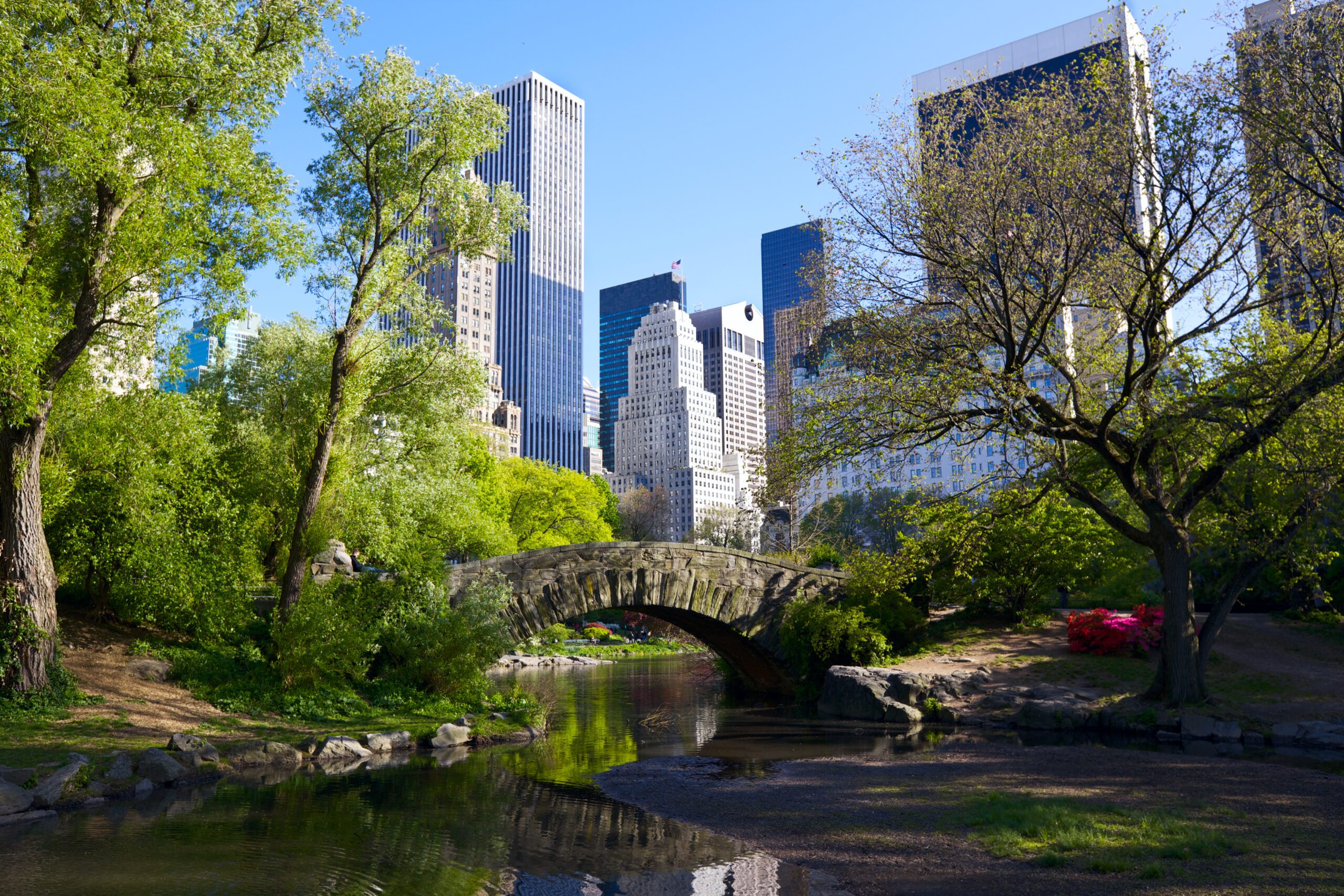 Central Park and Manhattan skyline, New York City