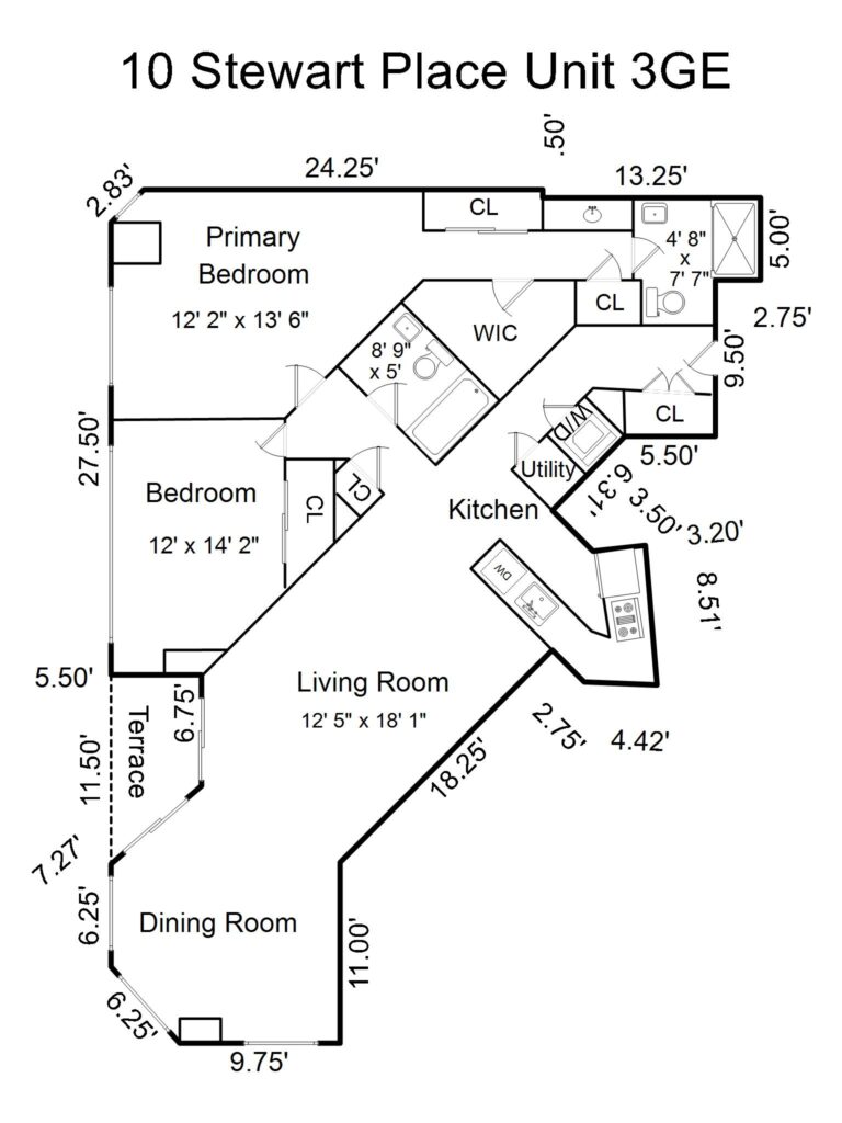 10 Stewart Place Unit 3GE Sketch-1